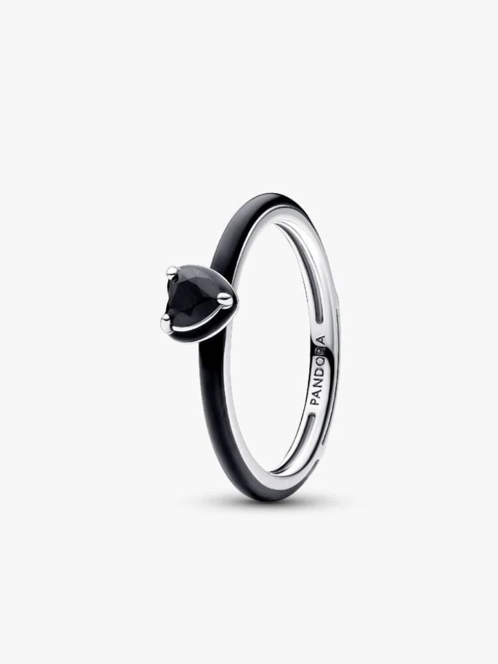 Pandora ME Black Chakra Heart Ring
